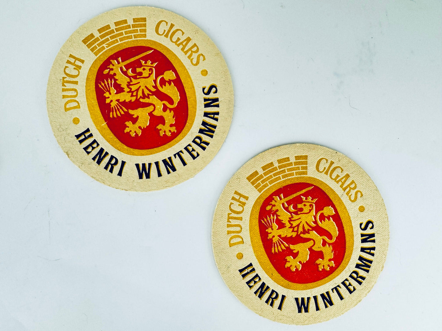 Product image for 'vintage english cigar cigarette bar coasters beer cocktail mat sold separately' (view 4aacfd)