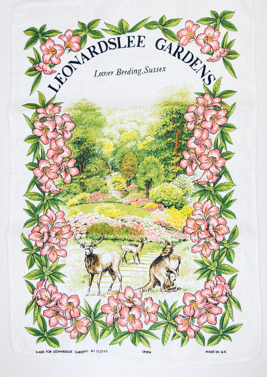 Product image for 'vintage ulster leonardslee gardens towel lower bedding sussex linen made in u k by ulster' (view 45824f)