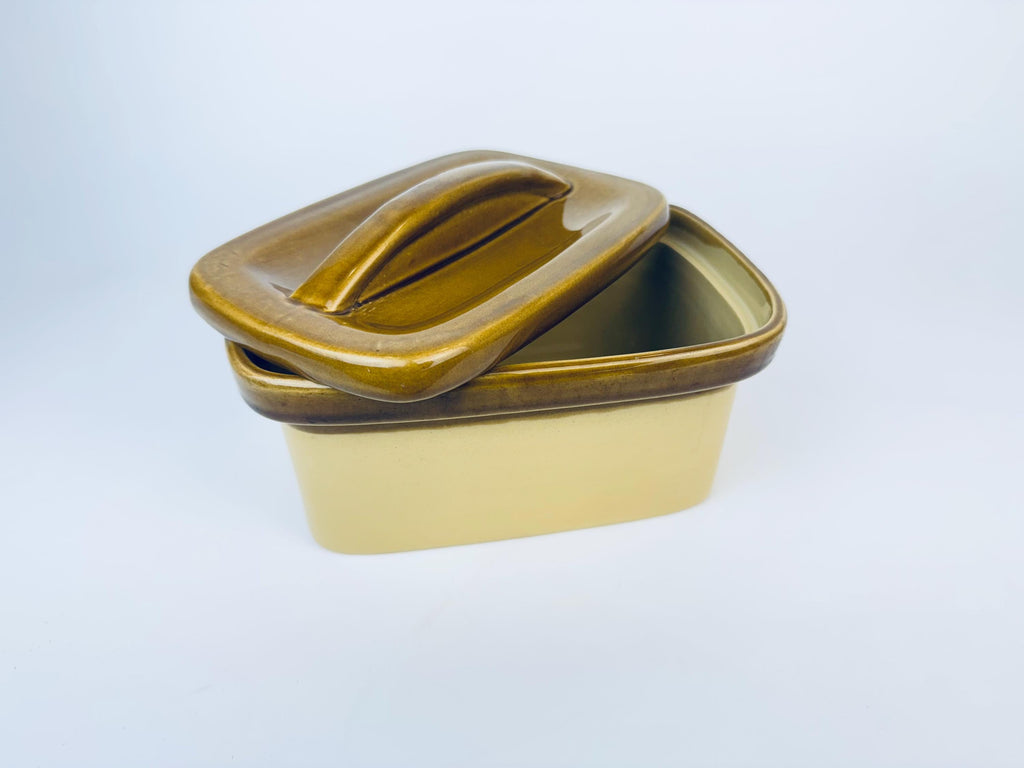 Product image for 'vintage glazed ceramic cheese butter dish granville by tg green ltd gresley church made in england' (view a7a370)