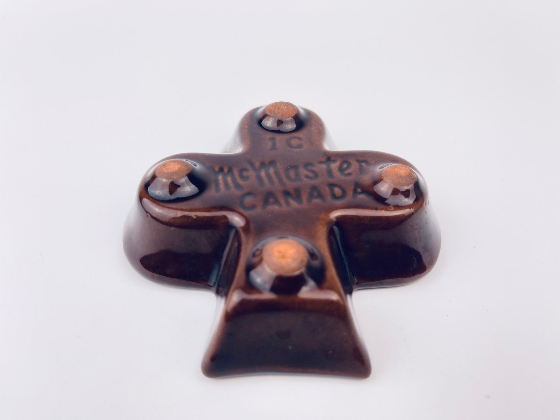 Product image for 'vintage mcmaster canada drip glazed red clay ashtray made in canada 1' (view ec5aae)