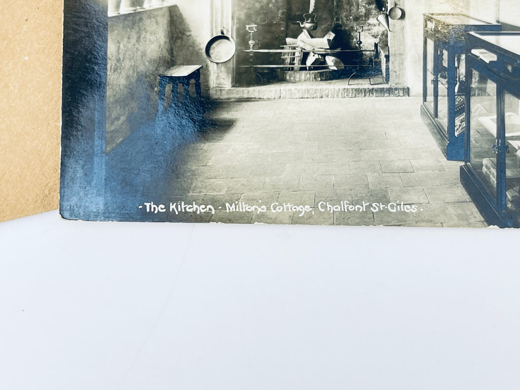 Product image for 'vintage the kitchen postcard miltons cottage chalfont st giles coles walford black white' (view 3472e0)