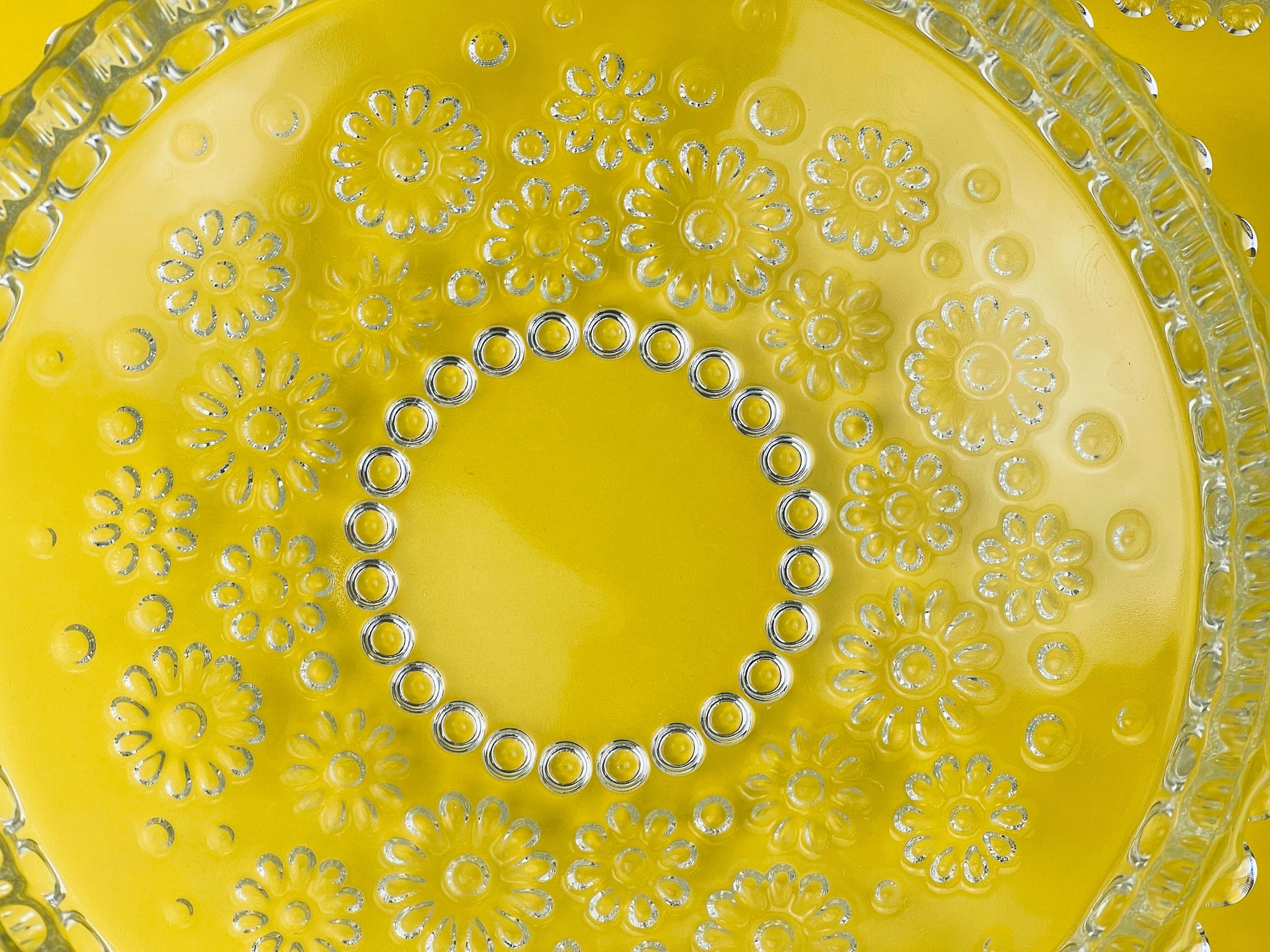 Product image for 'vintage clear crystal glass hobnail daisy floral bowl serving set made in germany by walther glas fabiola line set of five 5' (view f6d462)