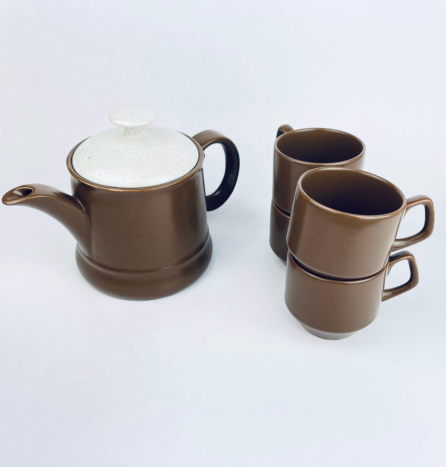 Product image for 'vintage ceramic tea kettle mug set made in england by woods' (view 908a91)