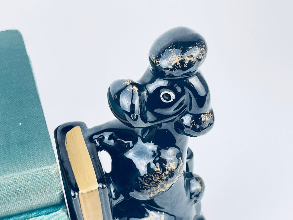 Product image for 'vintage kitsch poodle bookend pen pencil holder made in japan' (view d93c7b)