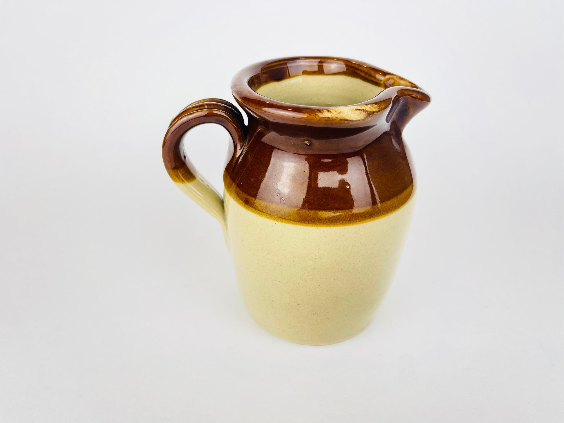 Product image for 'vintage pearsons of chesterfield vase pitcher made in england glazed ceramic' (view b1a16b)