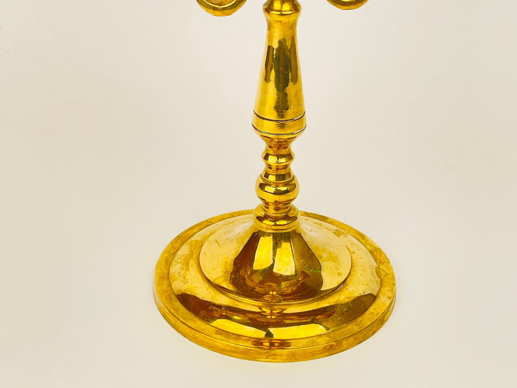 Product image for 'vintage brass candelabra five candlestick holder' (view 0db872)