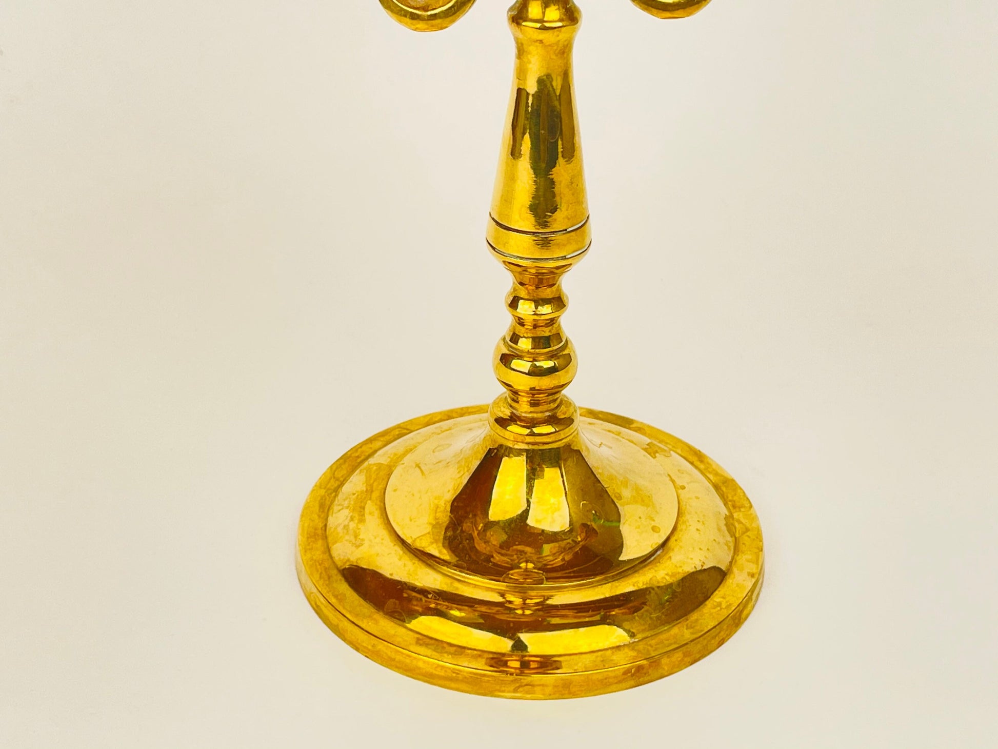 Product image for 'vintage brass candelabra five candlestick holder' (view 0db872)