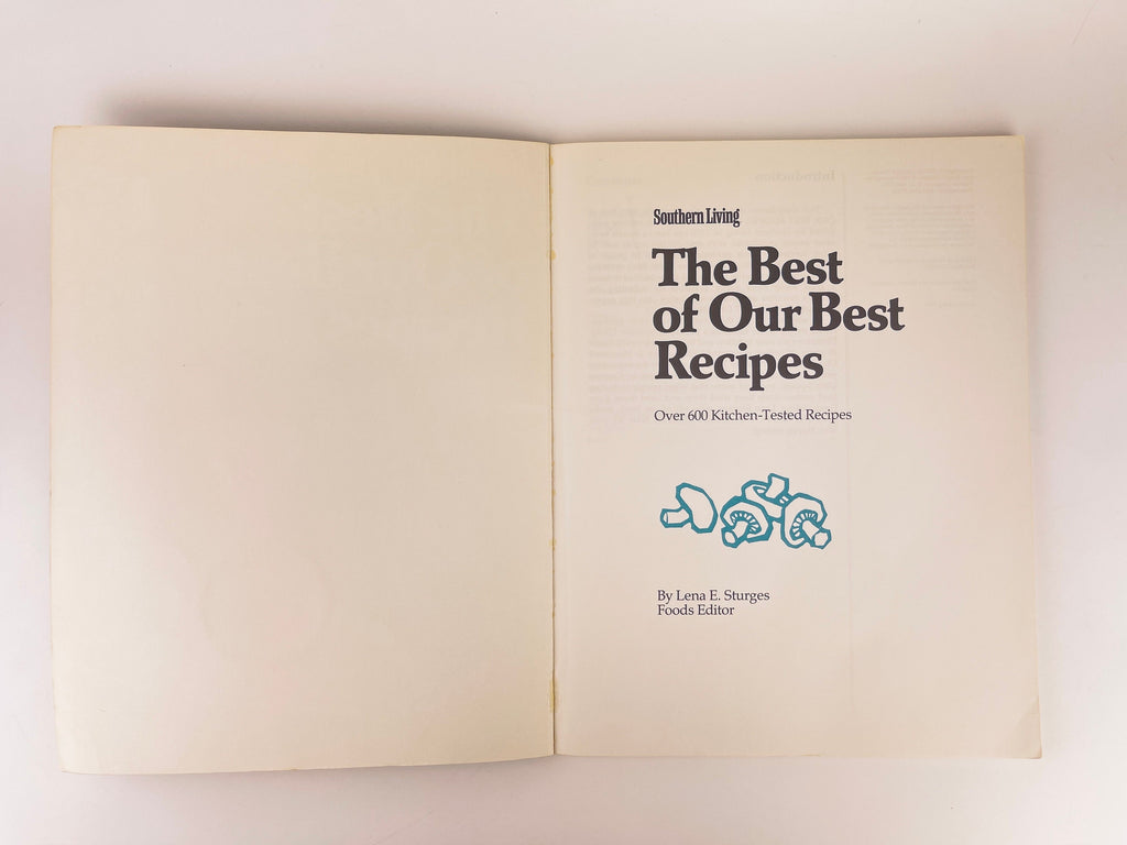 Vintage Southern Living Le meilleur de nos meilleures recettes : plus de 600 recettes testées en cuisine (1973)