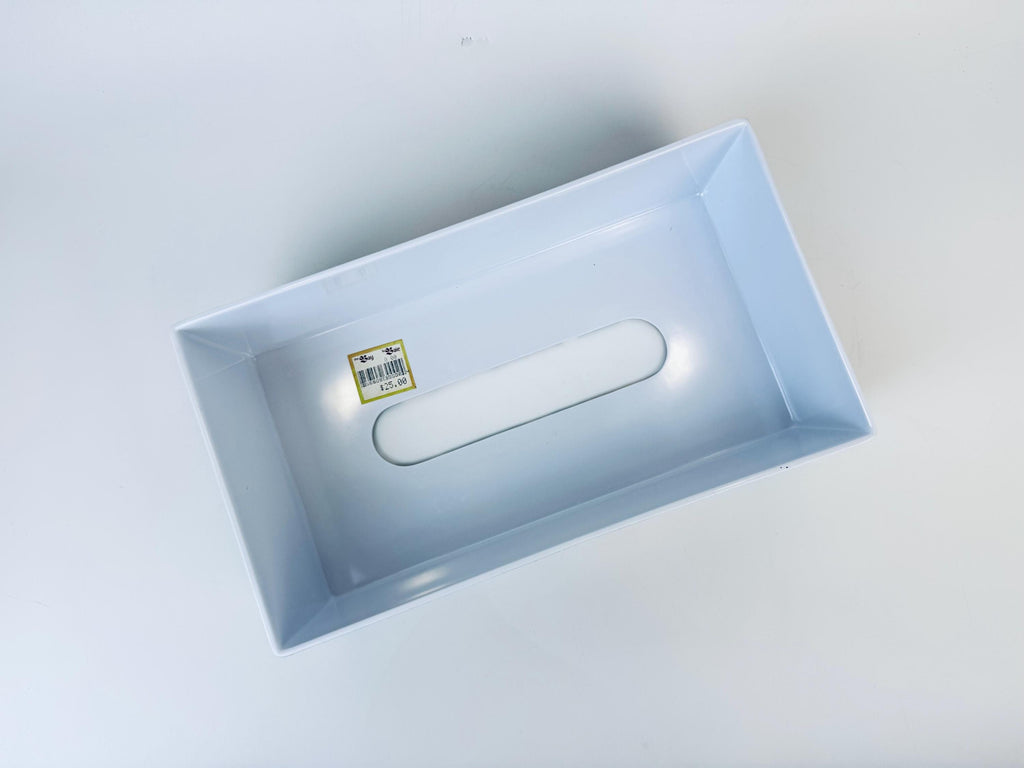 Vintage Floral Tissue Box Cover - Large Floral Print Pattern