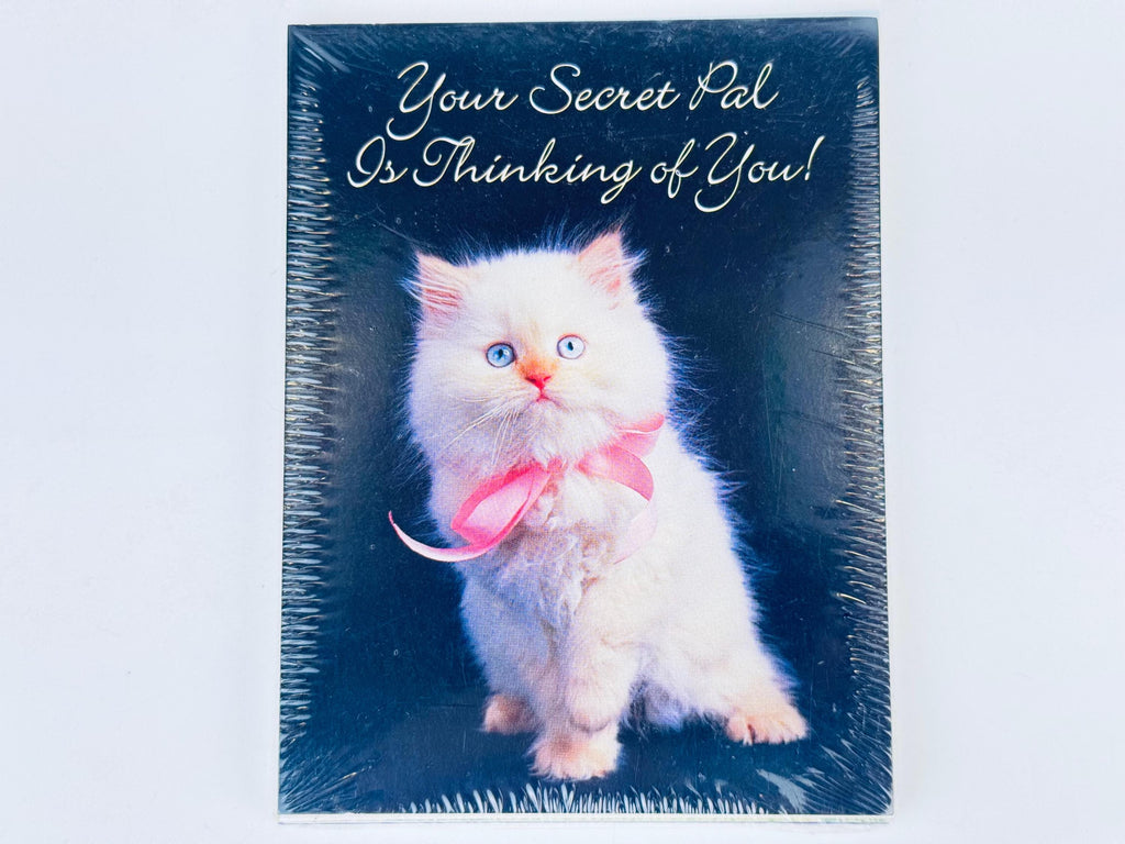 Vintage Greeting Card Sets  1970s to 1990s  Foil Floral and Cat Designs  Blank Note Cards  Sealed Stationery Packs