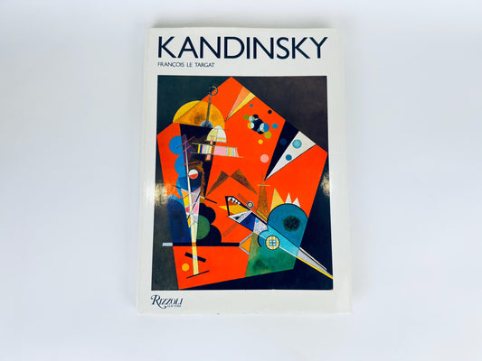 Book cover with abstract art and 'Kandinsky' text on a white background