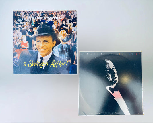 Vintage Frank Sinatra Vinyl Records - Past Present Future & A Swingin' Affair! - Each Sold Separately