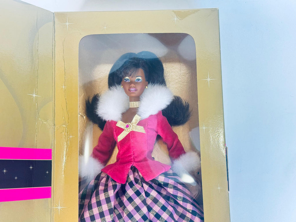 Vintage Special Edition Black (African American) Barbie Doll - Avon Exclusive - Winter Rhapsody - New In Box (1996)