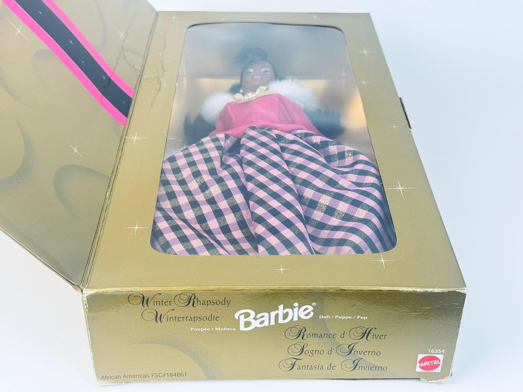 Vintage Special Edition Black (African American) Barbie Doll - Avon Exclusive - Winter Rhapsody - New In Box (1996)