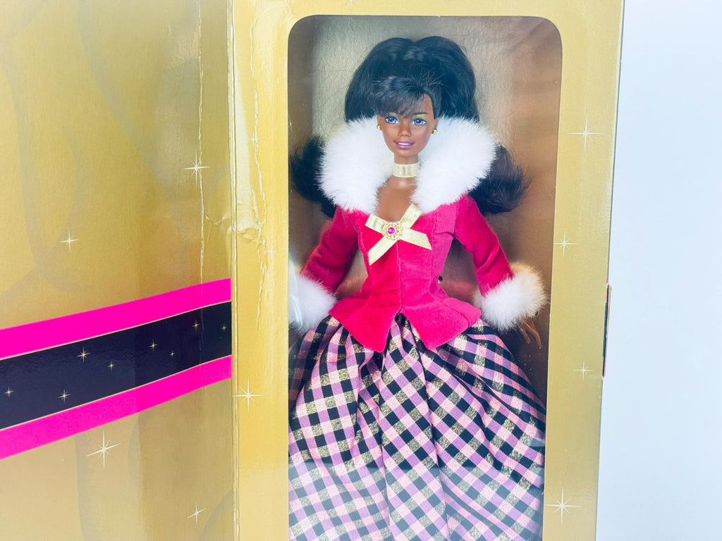 Vintage Special Edition Black (African American) Barbie Doll - Avon Exclusive - Winter Rhapsody - New In Box (1996)