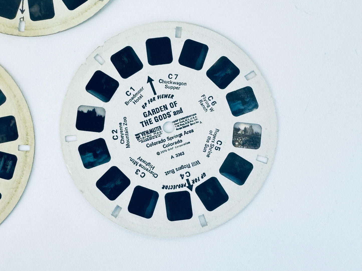 Vintage View-Master Reels - Switzerland & Florida Travel - Reels Sold Separately