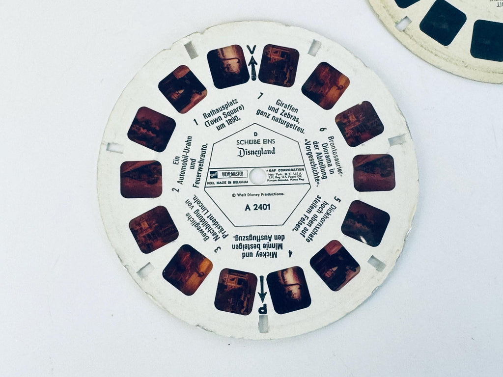 Vintage View-Master Reels - Disneyland & Alice In Wonderland - Reels Sold Separately