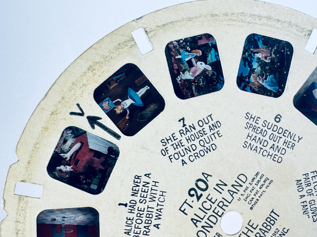 Vintage View-Master Reels - Disneyland & Alice In Wonderland - Reels Sold Separately