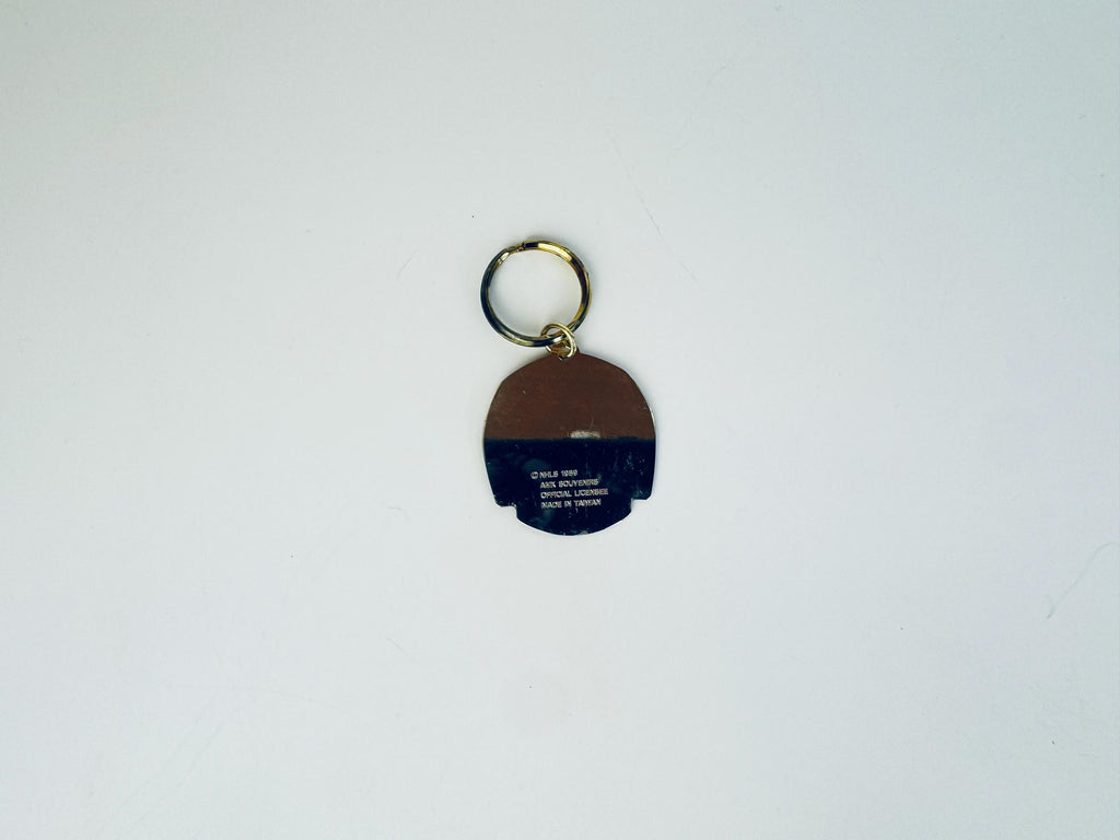 Vintage Black & Gold 1989 Vancouver Canucks Team Jersey Keychain  Enamel Metal Souvenir