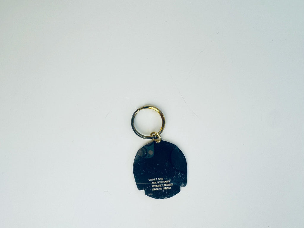Vintage Black & Gold 1989 Vancouver Canucks Team Jersey Keychain  Enamel Metal Souvenir