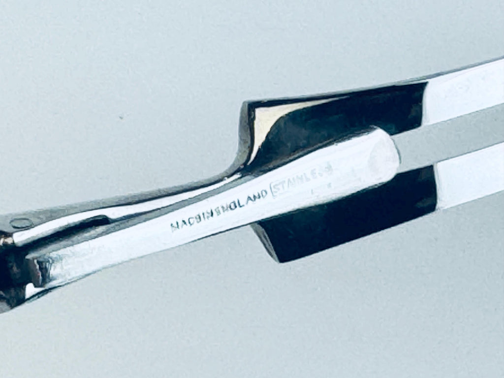 Vintage 1960s Glo-Hill Sheffield Stag Horn Carving Set with Antler Handles  Duracut Stainless Steel in Box - Made In Sheffield England