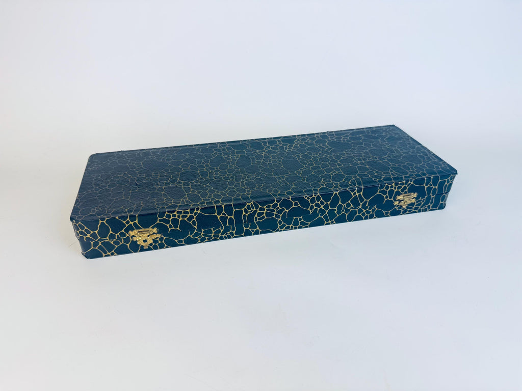 Vintage Faux 'Antler' Bakelite Serving Utensil Carving Knife Set - Sheffield England Forged Steel Knife Sharpener - Made In England