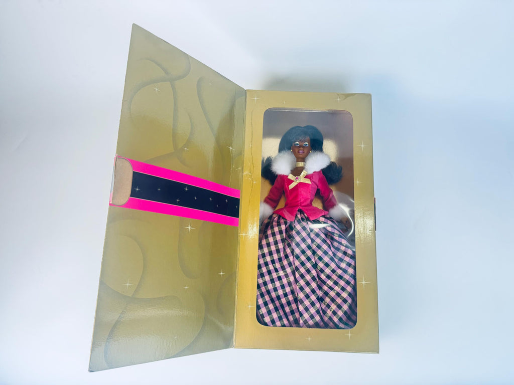 Vintage Special Edition Black (African American) Barbie Doll - Avon Exclusive - Winter Rhapsody - New In Box (1996)