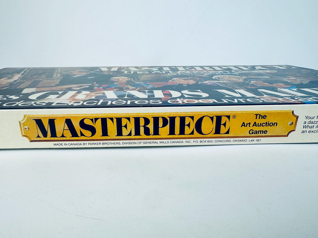 Vintage 1970 Masterpiece Board Game  The Art Auction Game By Parker Brothers  Made In Canada  New Old Stock (NOS)