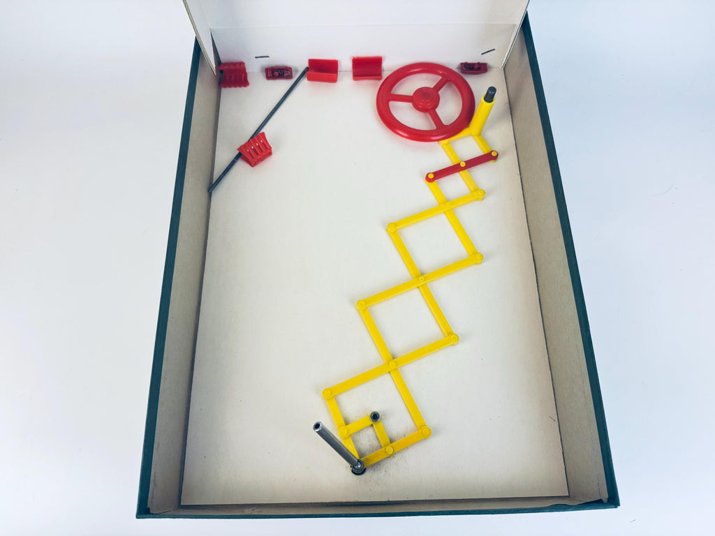 Vintage 1950s Magnetic Skill-Drive Board Game  Drive Yourself Cross Country  Made In USA