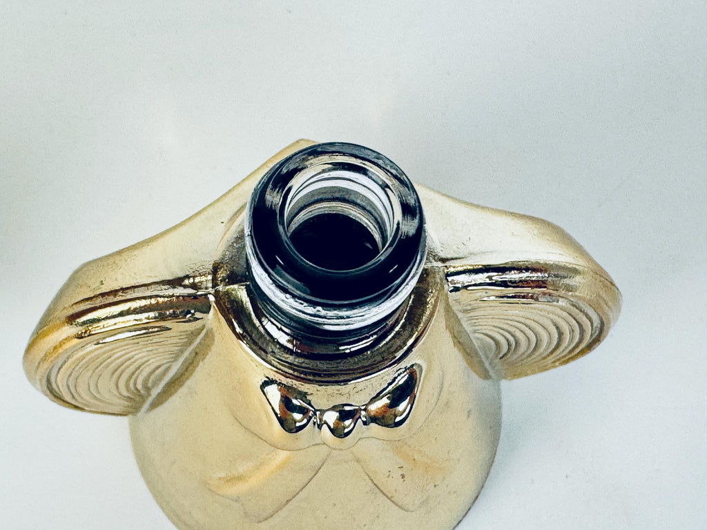 Vintage Avon Glass Cologne Decanters - Each Sold Separately - Amber “PAID, Pheasant & Golden Angel