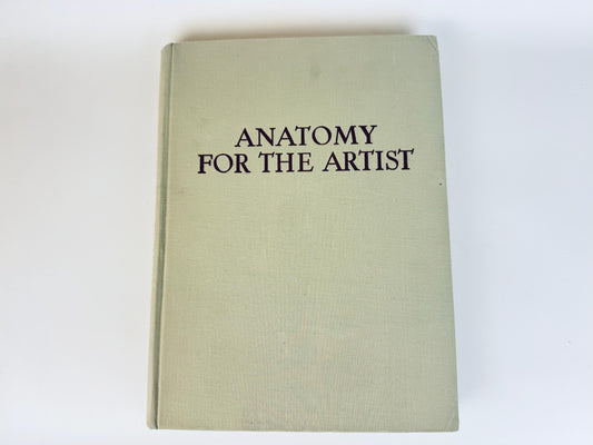 Book titled 'Anatomy for the Artist' on a white background