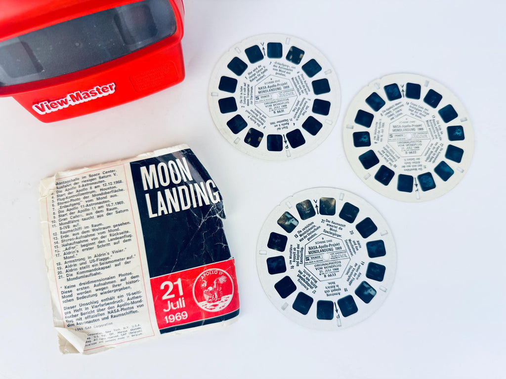 Vintage View-Master Reels - DEUTCH NASA Apollo Moon Landing (Mondlandung) 1969 - Reels Sold Separately