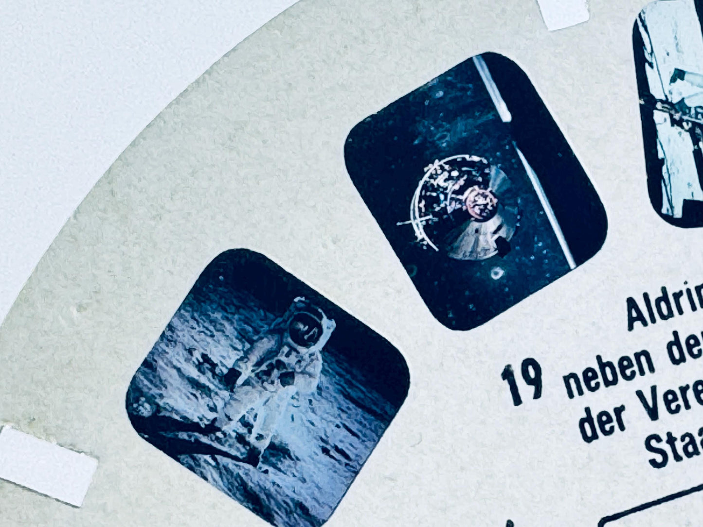 Vintage View-Master Reels - DEUTCH NASA Apollo Moon Landing (Mondlandung) 1969 - Reels Sold Separately