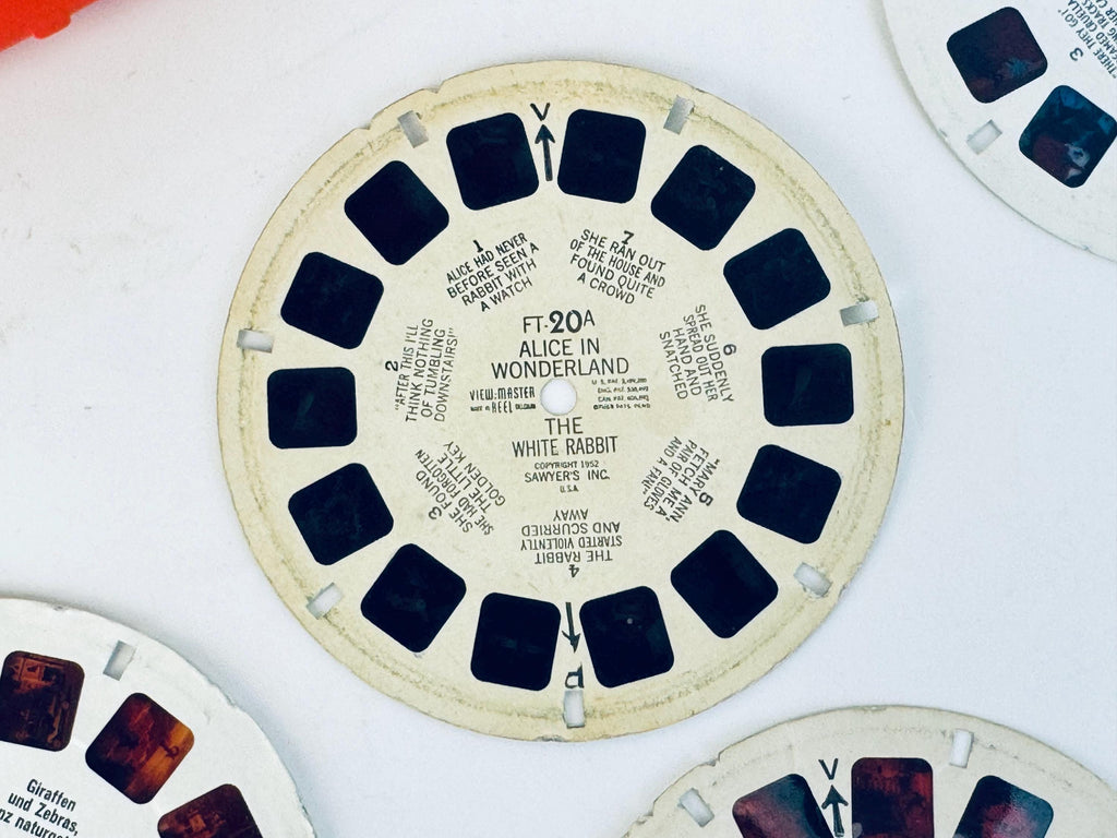 Vintage View-Master Reels - Disneyland & Alice In Wonderland - Reels Sold Separately