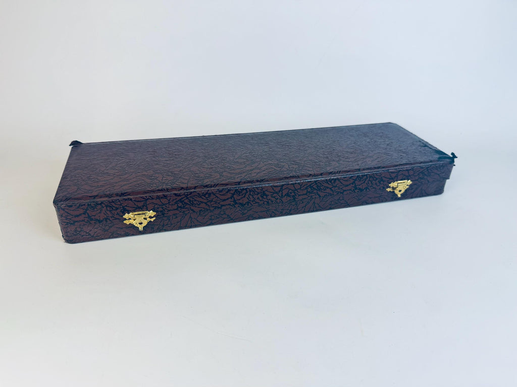 Vintage 1960s Glo-Hill Sheffield Stag Horn Carving Set with Antler Handles  Duracut Stainless Steel in Box - Made In Sheffield England
