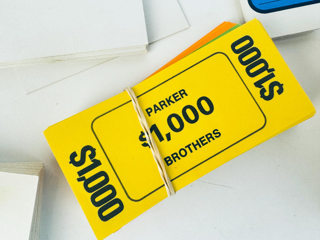 Vintage 1970s Dealer's Choice Board Game  Retro Car Deal Game in Orange & White Box