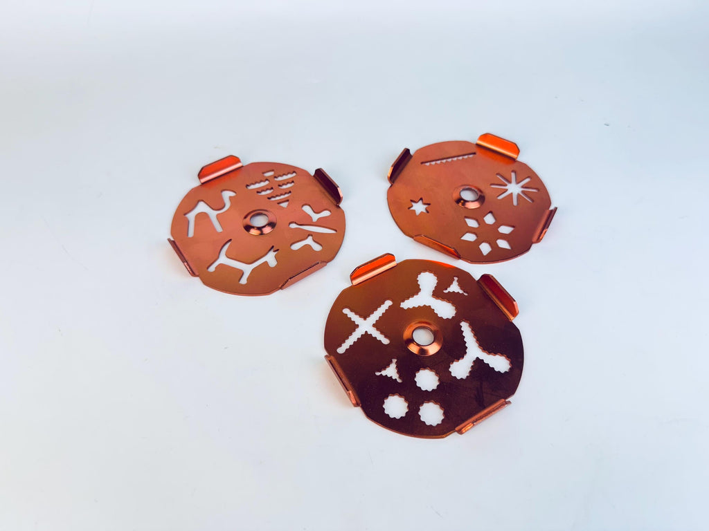 Vintage Mirro “Dial-A-Cookie Kit  Copper & Aluminum Cookie Press Set (1950s)