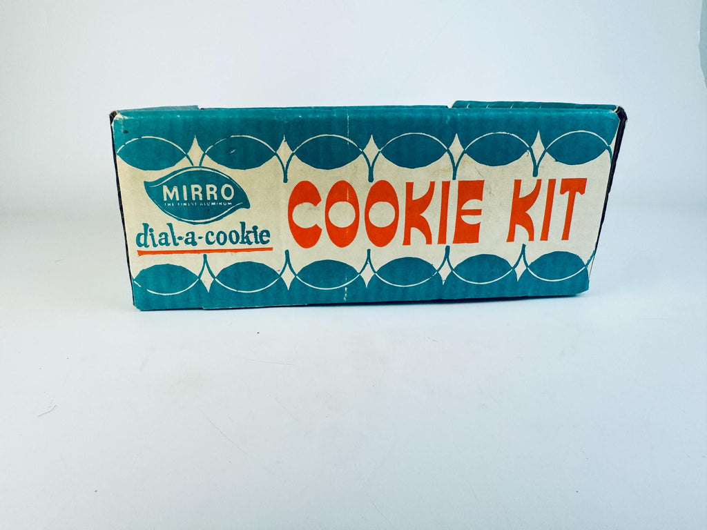 Vintage Mirro “Dial-A-Cookie Kit  Copper & Aluminum Cookie Press Set (1950s)