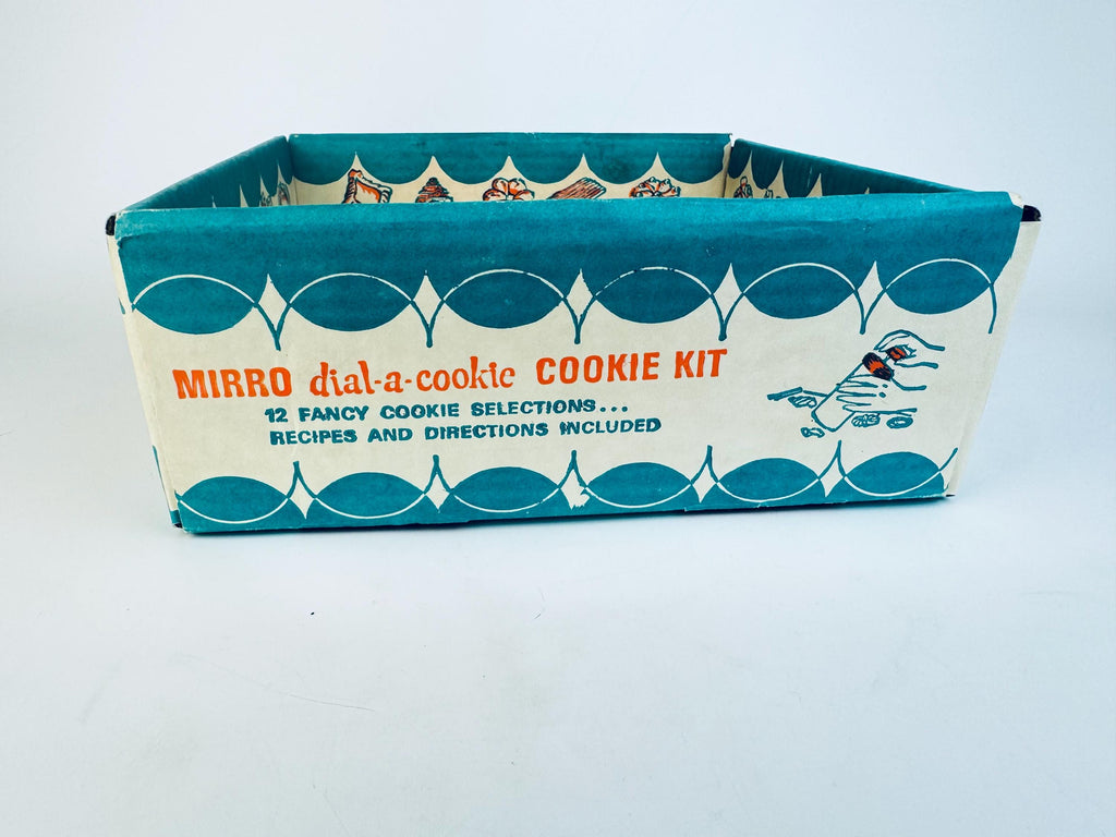 Vintage Mirro “Dial-A-Cookie Kit  Copper & Aluminum Cookie Press Set (1950s)