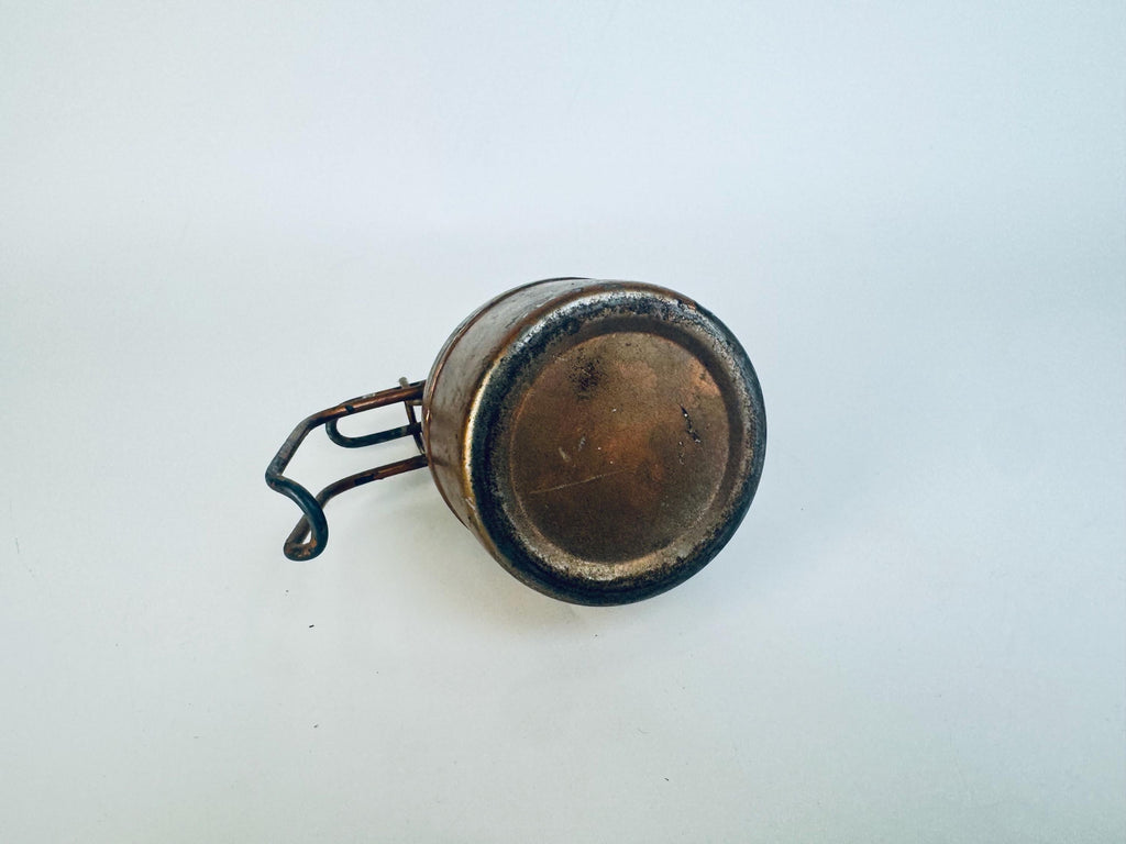 Antique 'Symons' Copper Oil Can -  Rocanville Saskatchewan Workshop Oiler - Canadian Industrial Decor Display Piece