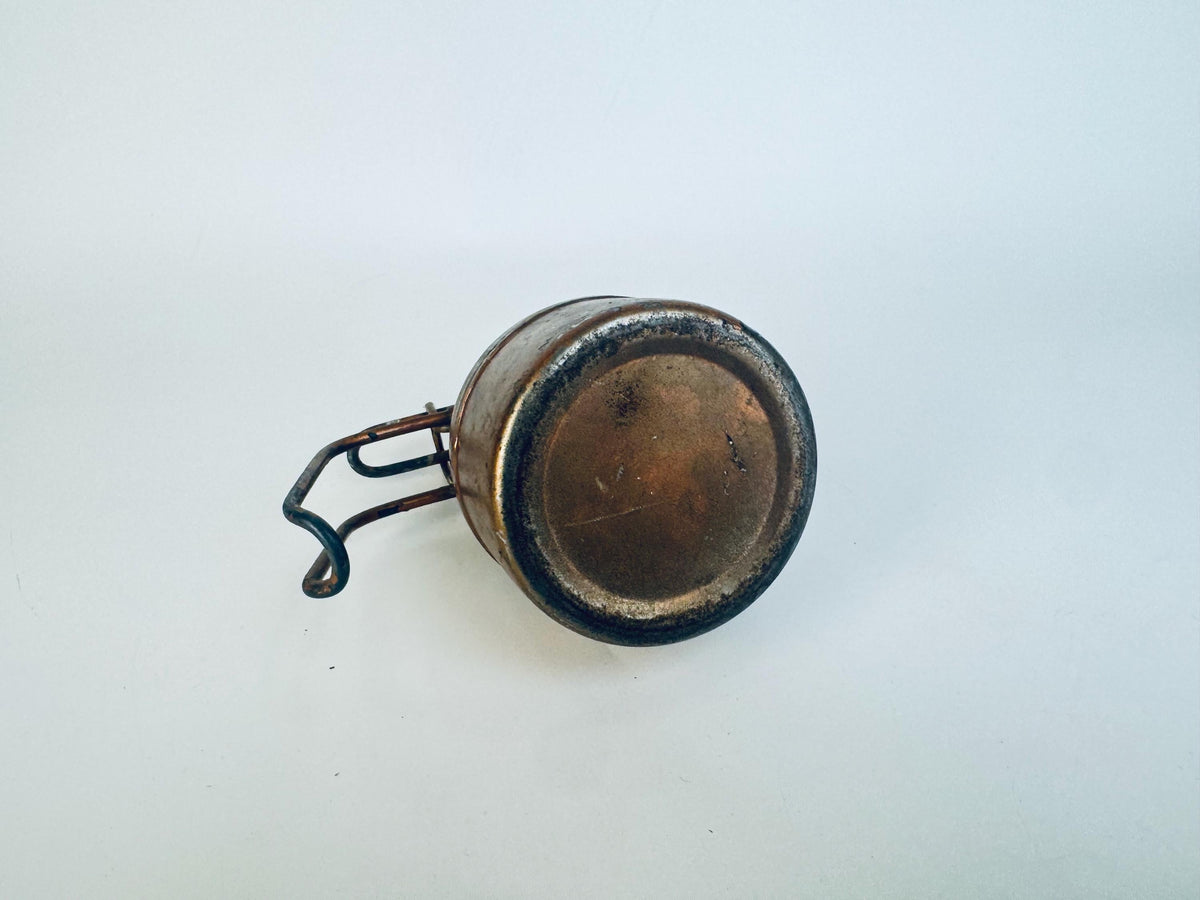 Antique 'Symons' Copper Oil Can -  Rocanville Saskatchewan Workshop Oiler - Canadian Industrial Decor Display Piece
