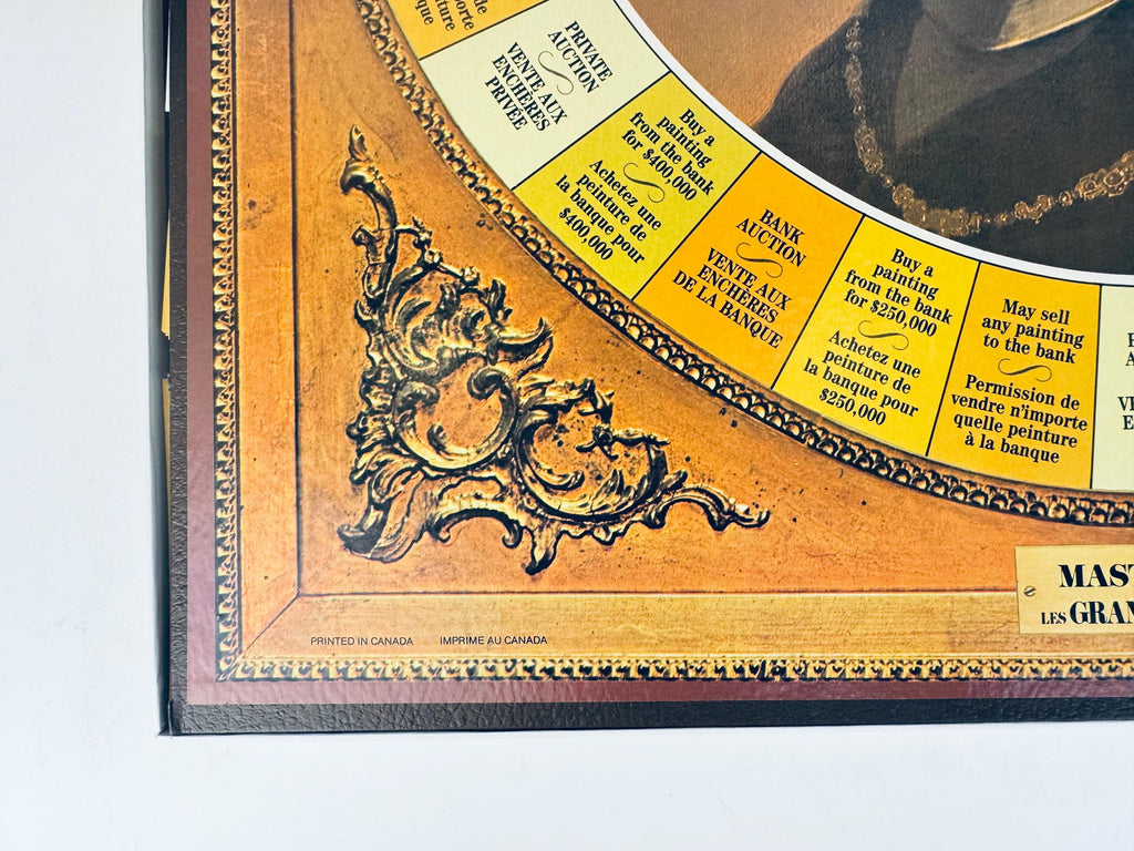 Vintage 1970 Masterpiece Board Game  The Art Auction Game By Parker Brothers  Made In Canada  New Old Stock (NOS)