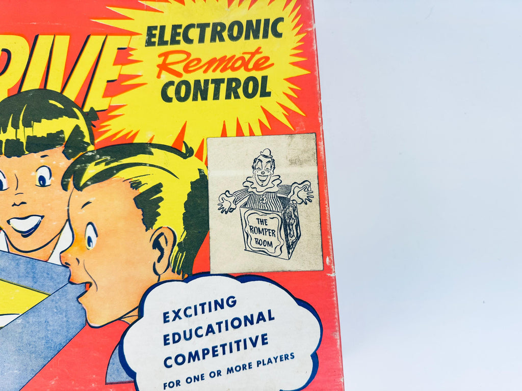 Vintage 1950s Magnetic Skill-Drive Board Game  Drive Yourself Cross Country  Made In USA