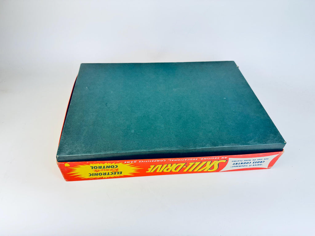 Vintage 1950s Magnetic Skill-Drive Board Game  Drive Yourself Cross Country  Made In USA