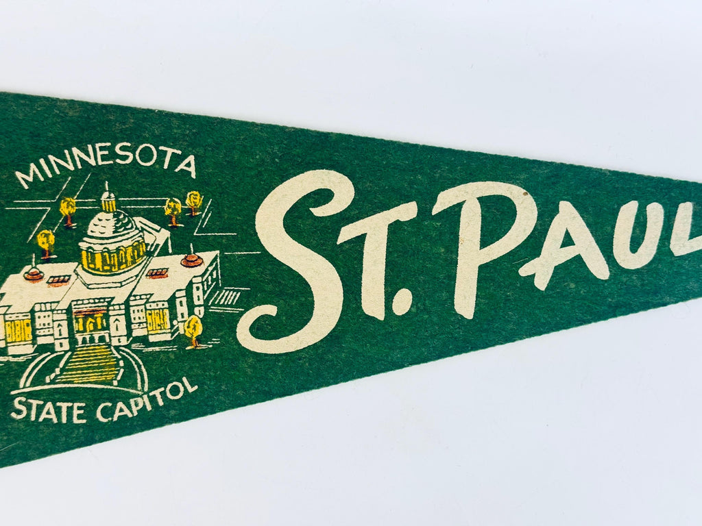 Vintage 1950s-1960s American Souvenir Large & Small Felt Tapered Pennant/Wall Hangings - Each Sold Separately