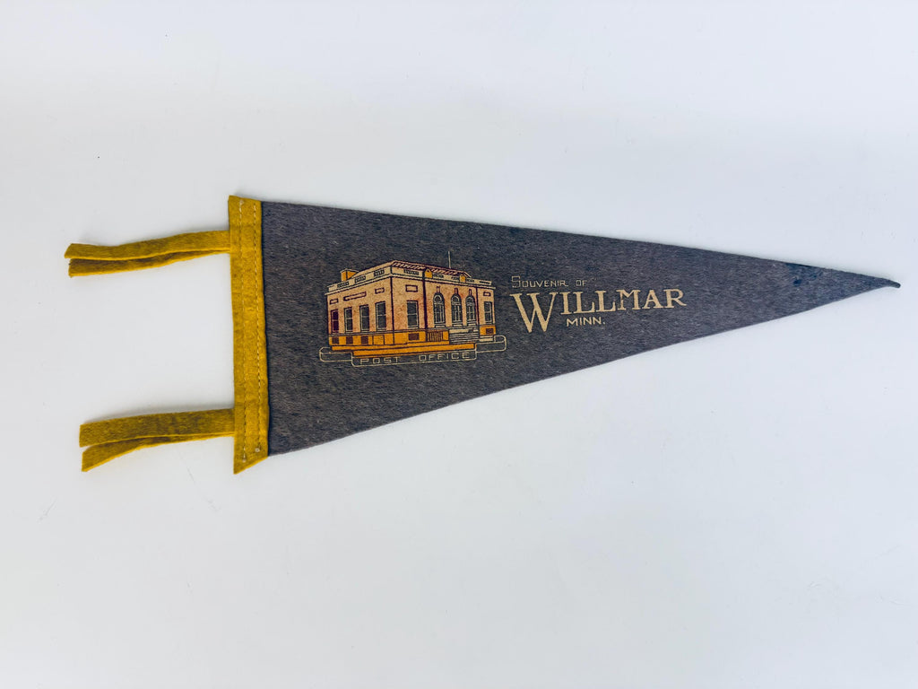Vintage 1950s-1960s American Souvenir Large & Small Felt Tapered Pennant/Wall Hangings - Each Sold Separately