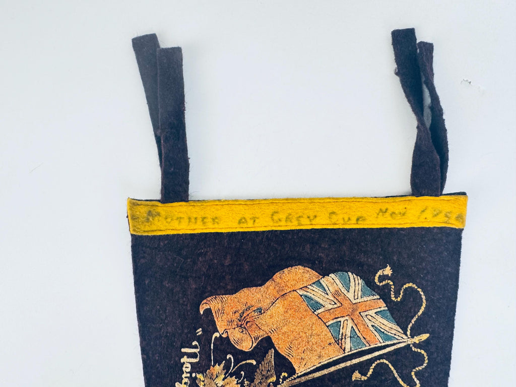 Vintage 1950s-1960s Canadian Souvenir Large & Small Felt Tapered Pennant/Wall Hangings - Each Sold Separately