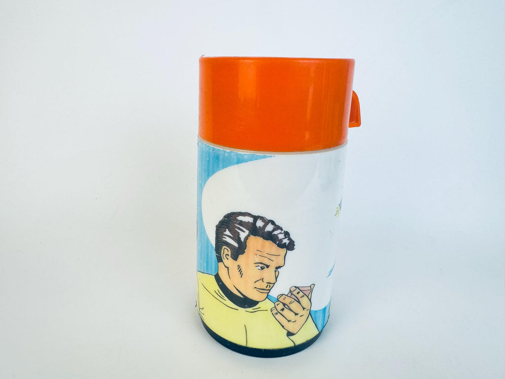 Vintage 1970s Aladdin insulated kids thermos  Star Trek  Woody Woodpecker  Bobby Orr  Wayne Gretzky  Battlestar Galactica designs