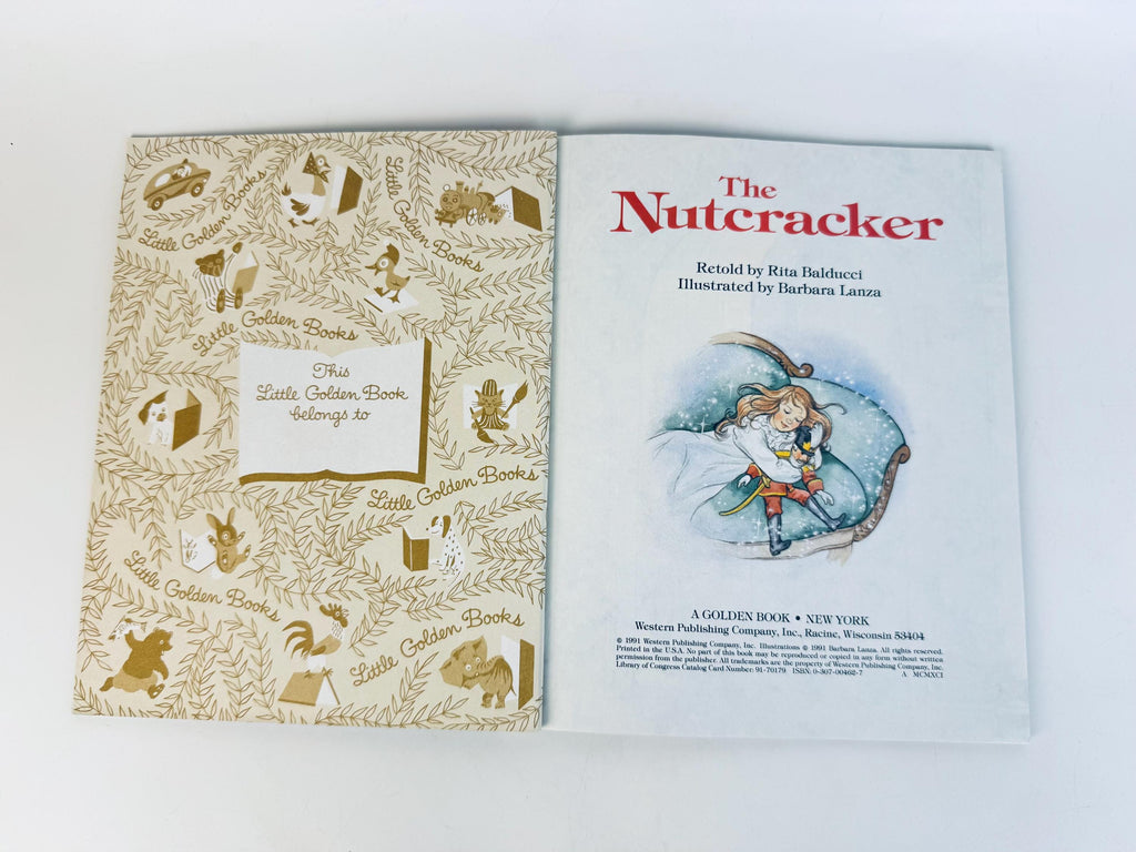 Vintage Little Golden Book Collection - Walt Disney Cinderella - Sesame Street - Trucks - Nutcracker - Classic Storybook - Sold Separately