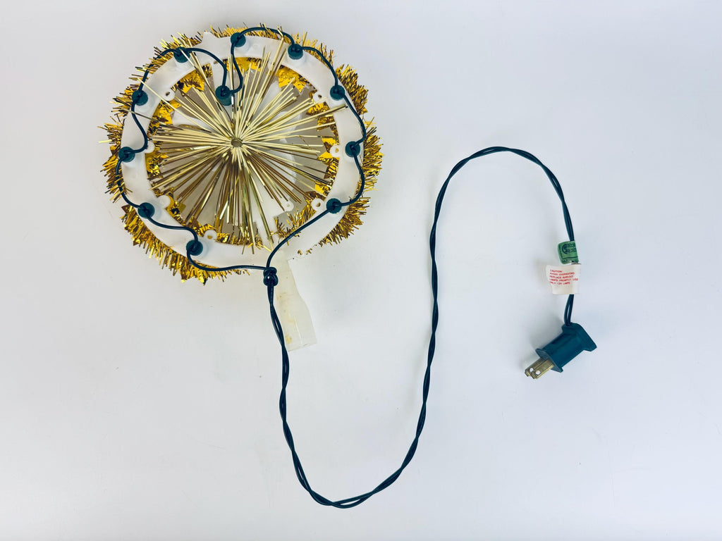 Vintage 'Alderbrook' Illuminated Angel Tree Top Christmas Tree Topper - 7 Inch